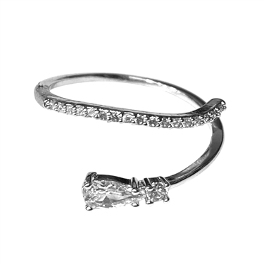 SILVER ADJUSTABLE RING