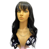 LONG BLACK WAVY WIG HAIR