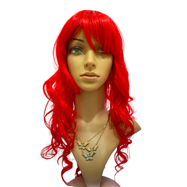 LONG RED CUSTOME WIG HAIR