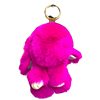 FUCHSIA BUNNY KEYCHAIN