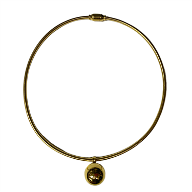 GOLD CIRCLE NECKLACE