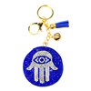 GOLD EVIL EYES HAND KEYCHAIN