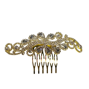 GOLD HAIR COMB