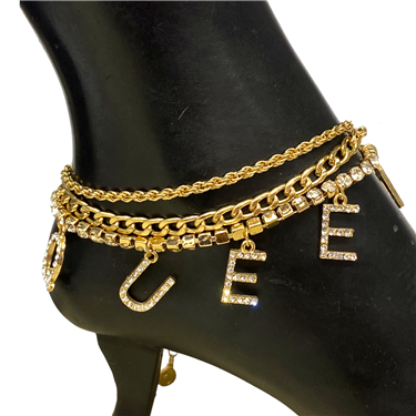 GOLD QUEEN ANKLET