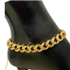 GOLD CUBAN ANKLET