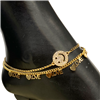 GOLD SMILEY ANKLET