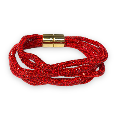 RED BANGLE BRACELET SET