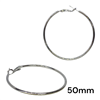 SILVER THIN HOOPS