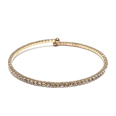 KOREAN ROSEGOLD TENNIS BRACELET BRASS