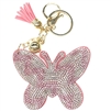 PINK BUTTERFLY KEYCHAIN