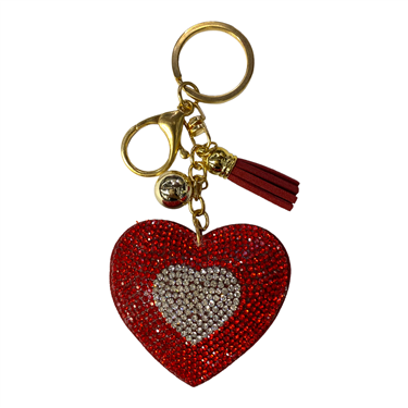 RED HEART KEYCHAIN