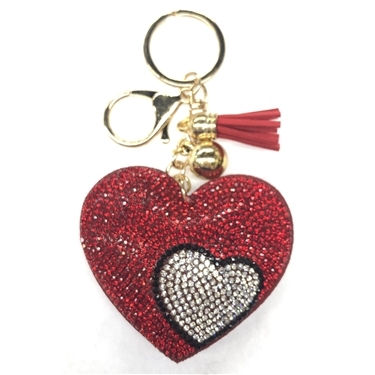 RED HEART KEYCHAIN