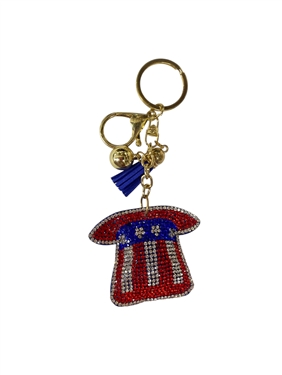 AMERICA HAT KEYCHAIN