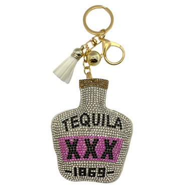 TEQUILA BOTTLE CUP KEYCHAIN