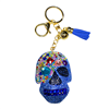 BLUE SKELETON KEY CHAIN