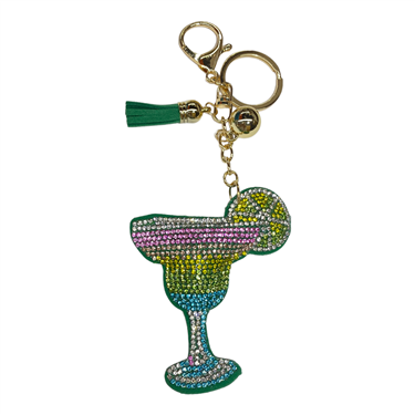 COCKTAIL BOTTLE CUP KEYCHAIN
