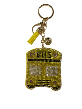 YELLOW SCHOOL BUS KEYCHAIN
