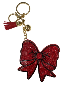 RED BOW KEYCHAIN