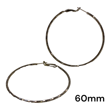 BLACK THIN HOOPS