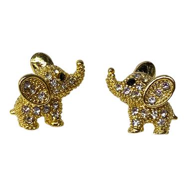 GOLD ELEPHANT EARRING