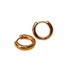 ROSEGOLD HUG HOOP EARRING