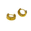 GOLD HUG HOOP EARRING