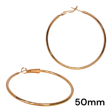 ROSE GOLD THIN HOOPS