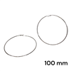 BLACK 100 MM HOOPS
