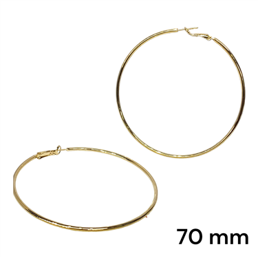 GOLD THIN HOOPS