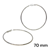 SILVER THIN HOOPS