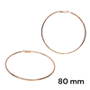 ROSEGOLD THIN PLAIN HOOP