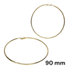 GOLD 90 MM HOOPS