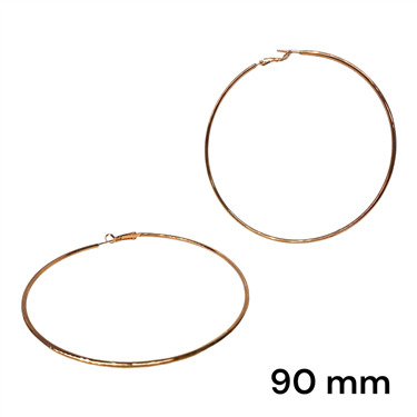 ROSEGOLD PLAIN HOOP