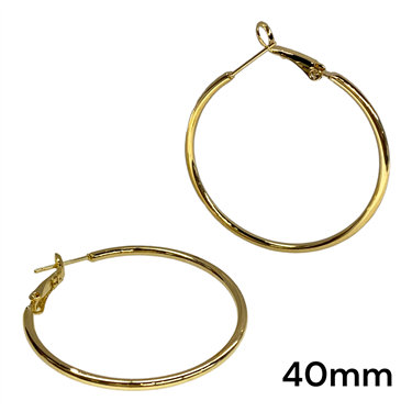 GOLD THIN HOOP