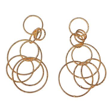 ROSEGOLD DANGLING EARRING