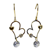 GOLD HEART EARRING