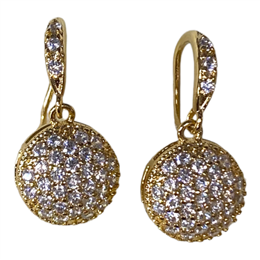 GOLD BALL STUD EARRING