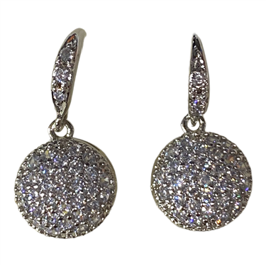 SILVER BALL STUD  EARRING