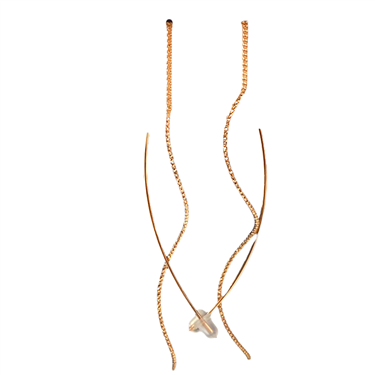 ROSE GOLD LINE EARRING
