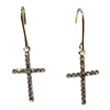 GOLD CROSS EARRING
