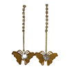 ROSE GOLD DANGLING BUTTERFLY EARRING