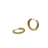 GOLD HUG HOOP EARRING