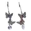 SILVER BUTTERFLY EARRING