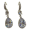 SILVER TEAR DROP EARRING