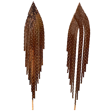 ROSE GOLD DANGLING EARRING