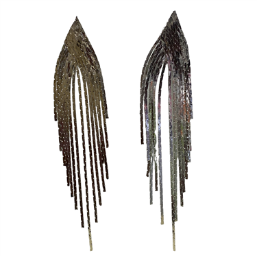 SILVER DANGLING EARRING