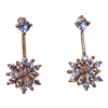 ROSE GOLD SNOW FLOWER EARRING