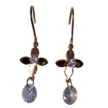 ROSEGOLD FLOWER EARRING
