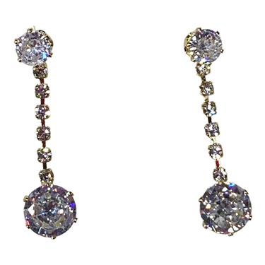 GOLD DANGLING EARRING