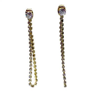GOLD DANGLING EARRING
